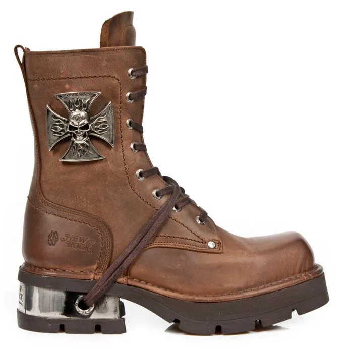 NEW ROCK VENTURE AVIADOR MARRON M3 ACERO ORIF Hnědá 38